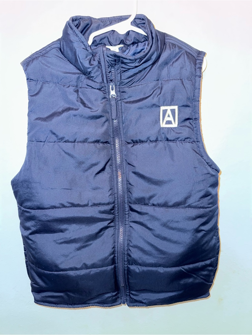 Aeropostale Kids Navy Blue Quilted Vest with White Tag